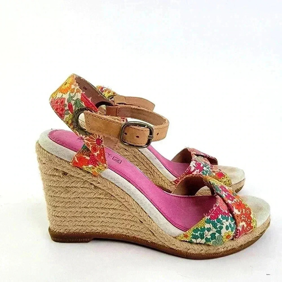 Sperry Shoes - Sperry Top-Sider 'Saylor' Espradrilles Slingback Wedge Sandals - 6